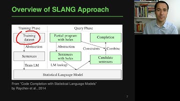 Lecture "RNN-based (Part 2, Code Completion)" of "Analyzing Software using Deep Learning"