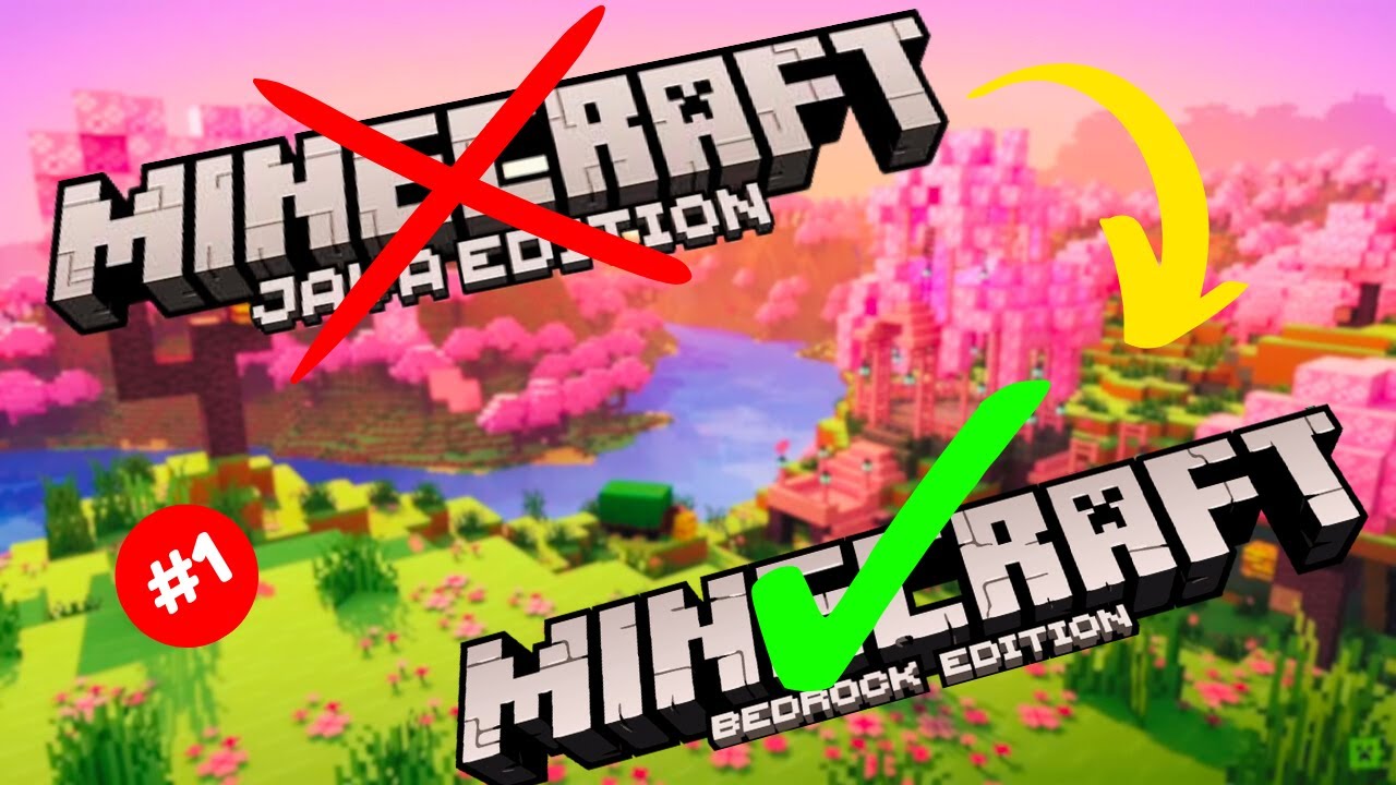 Playing MINECRAFT BEDROCK EDITION For The FIRST TIME 😍😍 - YouTube