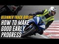Beginner track rider mistakes 4 areas for good early progress