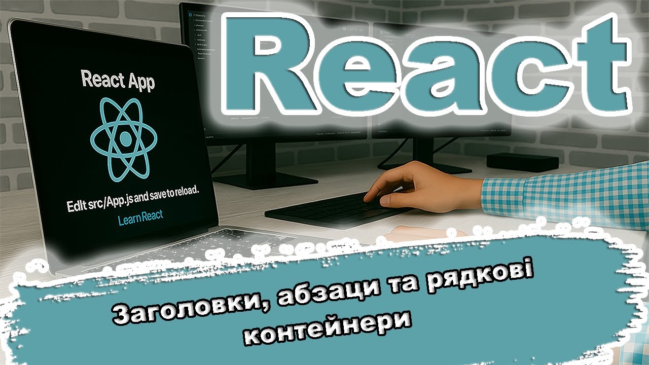 React – заголовки, абзаци та рядкові контейнери