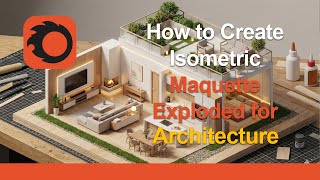 How to Create Isometric, Maquette, and Exploded Architecture Renders in 3ds Max + Corona