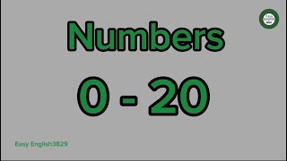 Numbers 0 - 20 |ตัวเลขภาษาอังกฤษ