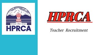 HPRCA Teacher Recruitment Alert 2026 🔥|| Salary 35000+ Eligibility 👇 Age Info || Online Form fill up