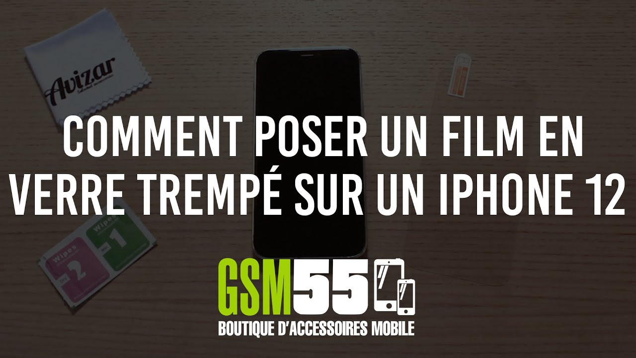 Verre trempé iPhone 12, 12 Pro/Pro Max, 12 mini – ShopSystem