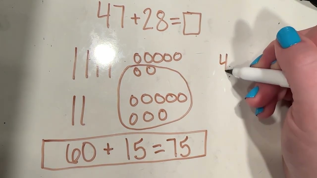 Adding within 100 using multiple strategies 