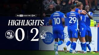 Details Extended Highlights | Crawley Town 0-2 Bristol Rovers Update