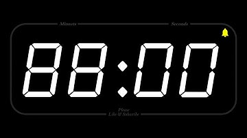 88 MINUTE - TIMER & ALARM - 1080p - COUNTDOWN