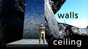 how to get ceilings on the bottoms of walls | Ark: Survival Evolved 164