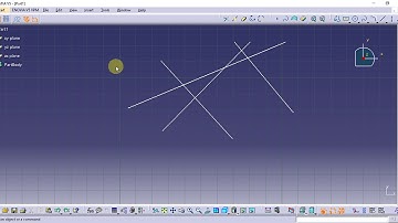 Catia Tutorial in Tamil 18 : Quick Trim | Operation Tool | sketch