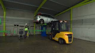 Green Car Depollution System in Action at Global Ardour | Vehicle Recycling Equipment