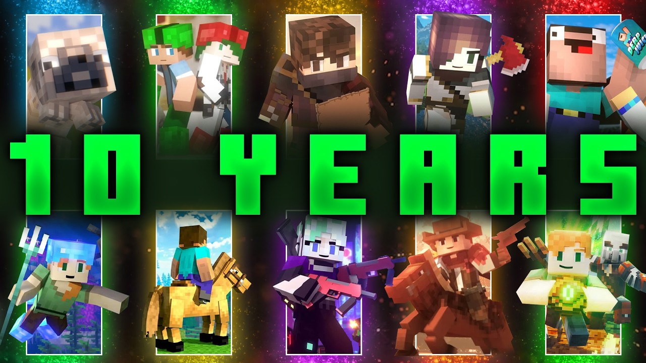 Celebrating 10 Years of Minecraft Animations