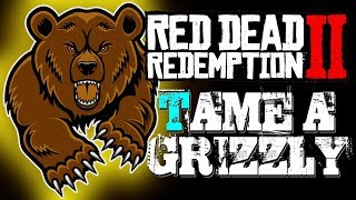 RDR2 ONLINE MY PET GRIZZLY - HOW TO TRAIN A BEAR!!! screenshot 1