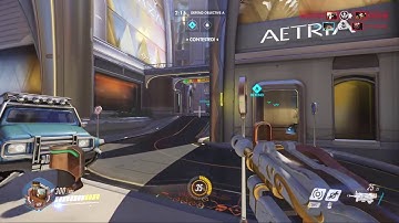 Overwatch - Bastion and Team Defend the Payload - Numbani - Bossman