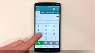 How to Make a Phone Call - LG G3