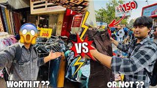 Sarojini nagar market vs Karol bagh market 2024 😱 | Sarojini nagar mens Budget Shopping | Nike Shoes