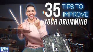 35 EASY WAYS TO IMPROVE YOUR DRUMMING!