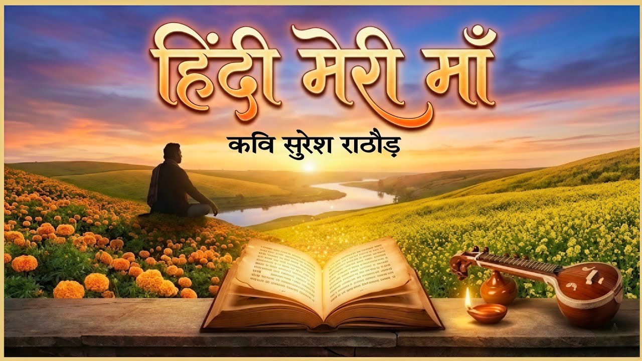 हिंदी मेरी माँ || कवि सुरेश राठौड़ || Hindi Meri maa ||(पुस्तक- कुछ तुम बोलो कुछ मैं बोलूं) 
