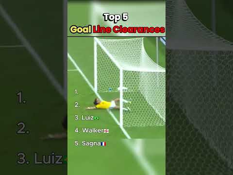 Top 5 Goal Line Clearances
