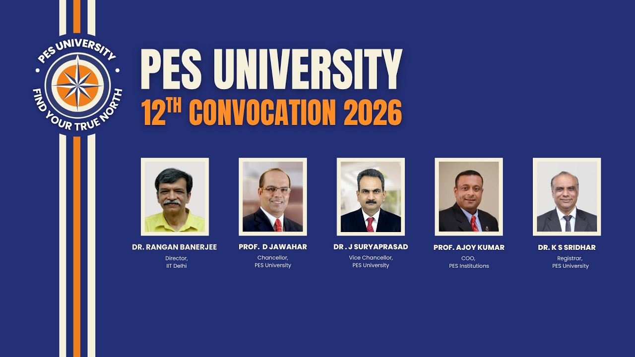PES University EC Campus - Twelfth Convocation - 2026 - CSE - MRD Student Center