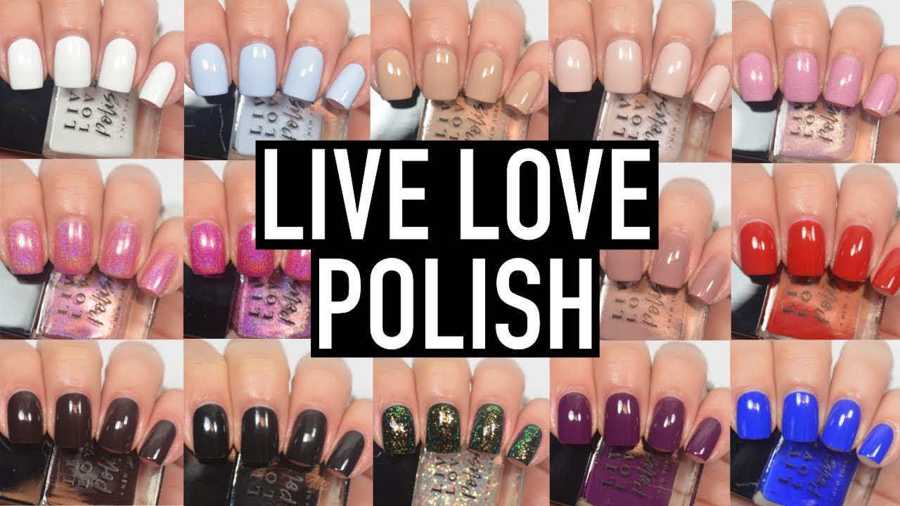 Лак для ногтей Live Love | Образцы и обзор