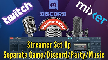 How to Setup VoiceMeeter Potato for OBS or XSplit & Streaming to Twitch  + Discord