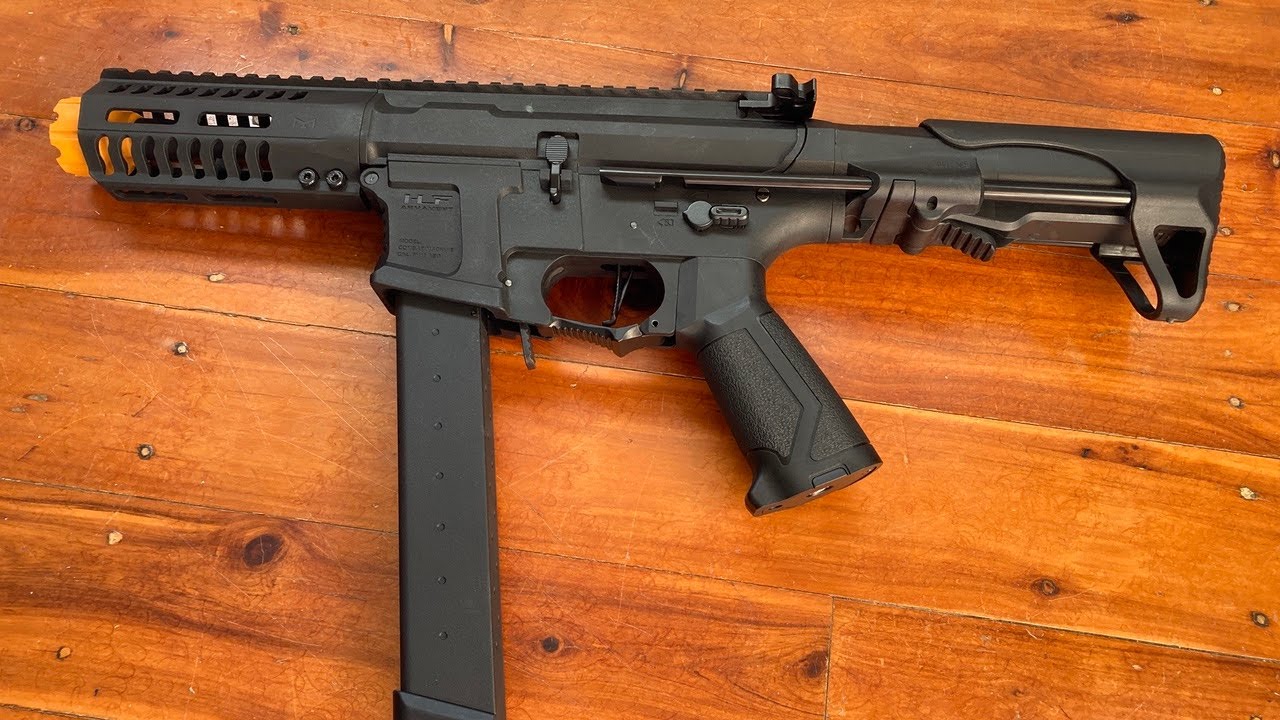 Toy HLF ARP9 SMG Gel Ball Blaster Unboxing and Review YouTube