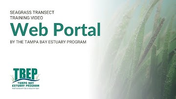 Seagrass Transect Training Video: Web Portal