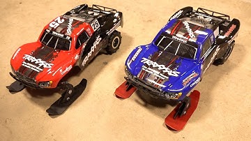 SNOW & SAND - TBR 2018 V3 SKIs : Traxxas 1/10 2WD SLASH  w/ Paddle Tires | RC ADVENTURES