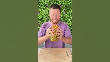 How to Peel a Pineapple Properly 😳🍍😎 #shorts #khamitovy #martaandrustam
