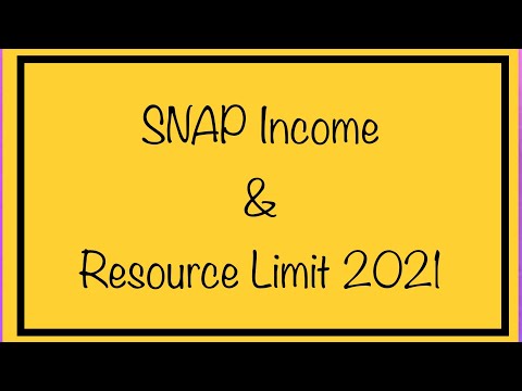 SNAP Income & Resource Limits in 2021 - What Are Considered Resources & Income?