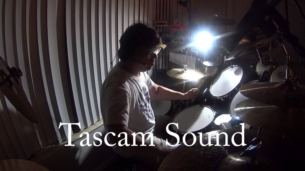 Demo #1: tascam DR-60mkII recording drums