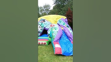 Jungle🐯 Bounce House With Slide #bouncy #bouncyhouse #jungle  #bouncycastle