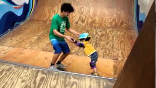 20130331 - Primera clase skate (bowlpark) - Parte 1