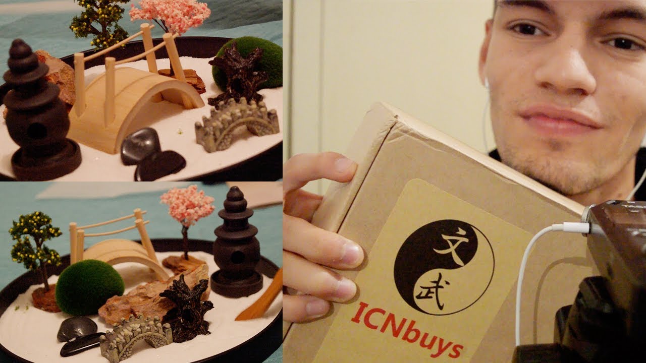 Mi JARDIN ZEN ICN - El Unboxing mas RELAJANTE y COSQUILLOSO - ASMR español