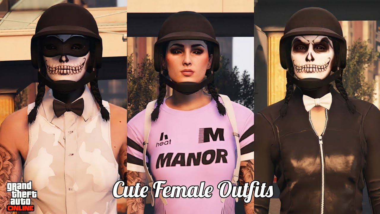 GTA 5 Online ♡ 4 Sexy Female Outfit Components! Tutorial (Ps4/Xbox