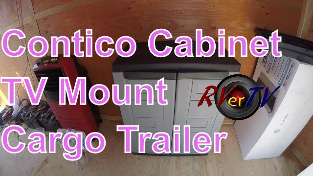 Cargo Trailer Conversion Contico Storage Cabinet Assembly Tv
