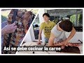 Coreano aprende a hacer Asado Argentino - Mar del Plata 🇦🇷