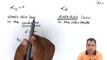 Losses In Microstrip Lines - Microwave Transmission with Strip Lines - Microwave Engineering