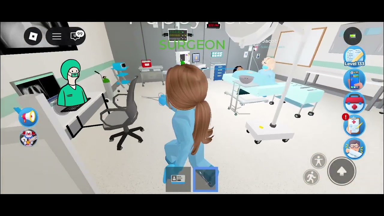 Working as a surgeon 😷| Maple Hospital 🍁 Roblox
