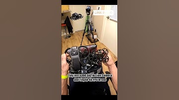 Tiny Insta360 Go2 Action Camera and TinyGO 4k FPV Drone.