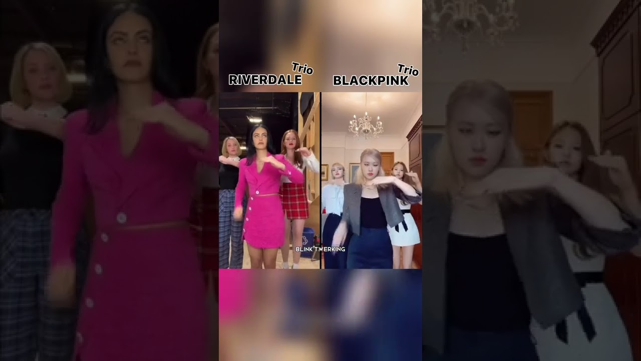 RIVERDALE vs BLACKPINK trio doing my money don’t jiggle jiggle challenge 