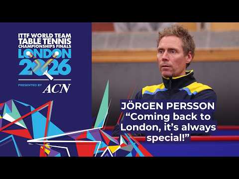 Exclusive interview with table tennis legend Jörgen Persson! | London 2026