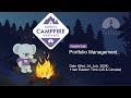 Mission Control Kosmo Campfire - Portfolio Management