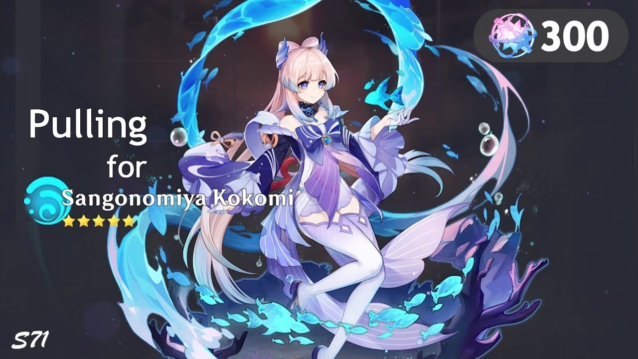 Pulling for Kokomi | F2P | Genshin Impact 3.8 - YouTube