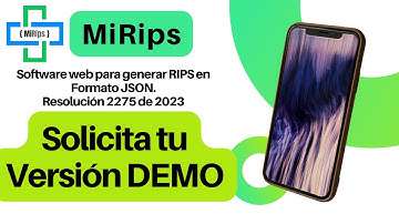 Demo MiRips - Rips JSON Resolución 2275 de 2023