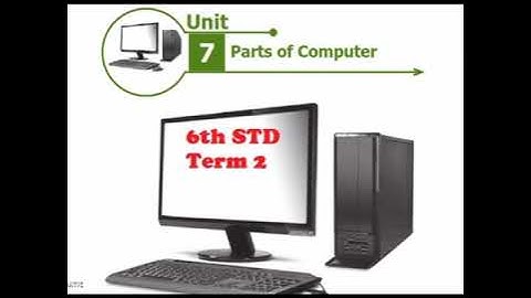 VI th STD Science Term-II Unit-7 Parts of Computer (TN Samacheer)