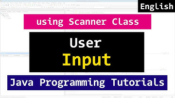Getting User Input using Scanner Class | Java Programming Video Tutorial