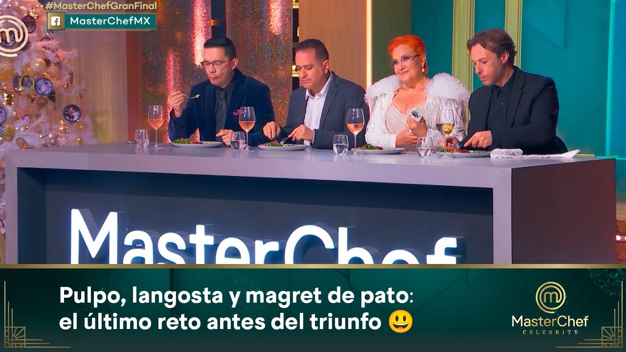 Gran Final: pulpo, langosta y magret de pato se juegan el título 😃 | MasterChef Celebrity 2022