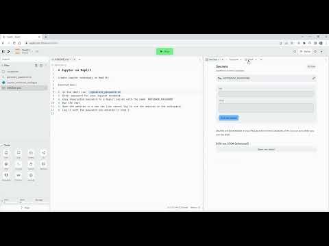 Jupyter Python на Replit