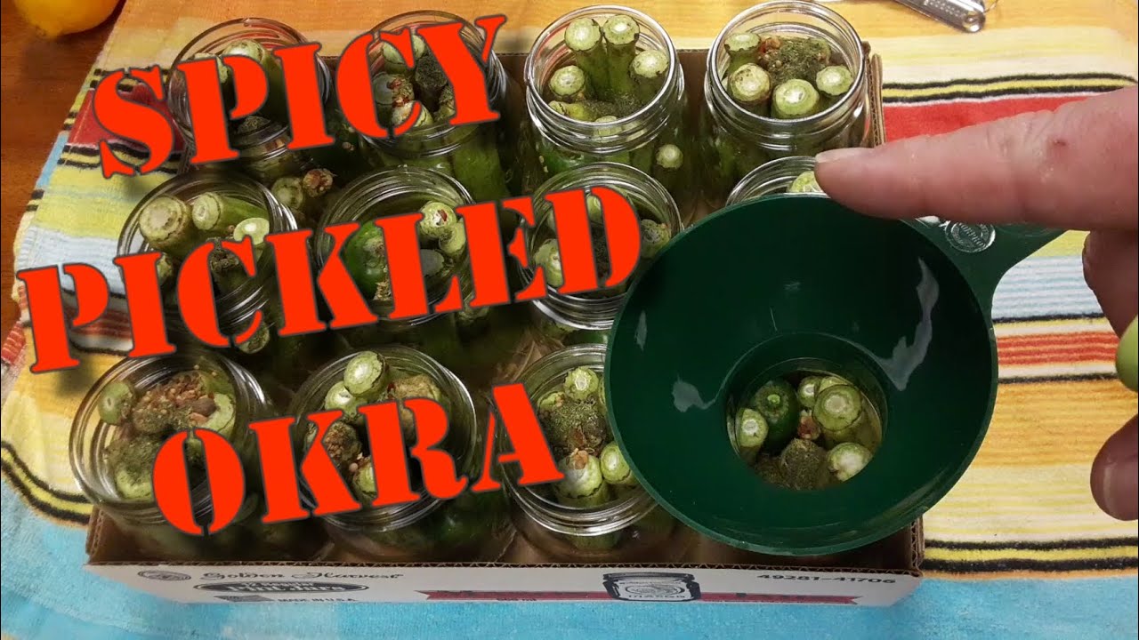 How to Pickle Okra / How to Can Okra / Spicy Pickled Okra / How to Make